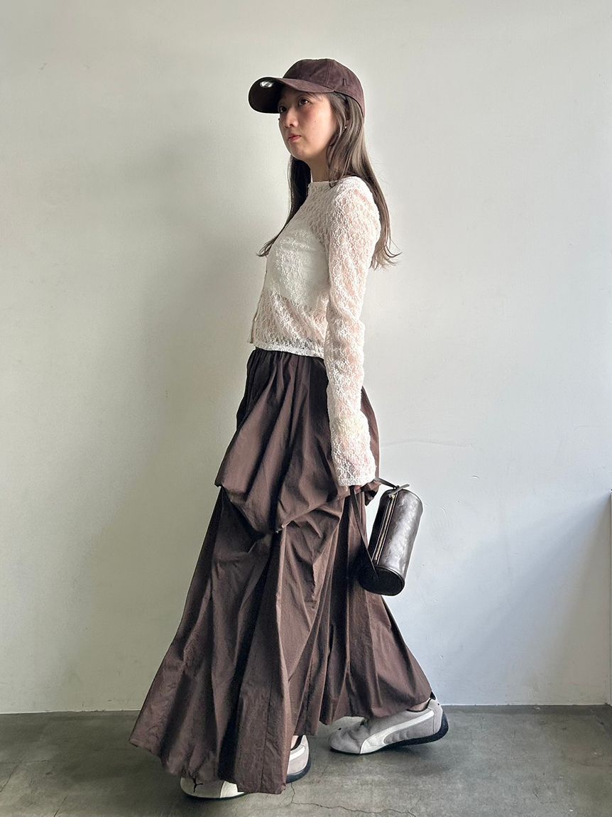 emmi atelier「ティアードボリュームスカート」|スカート|