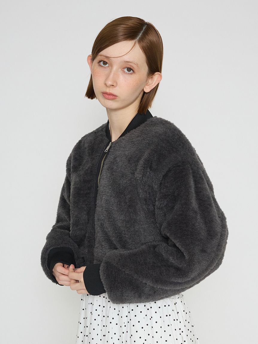 FURFUR「リバーシブルボアMA-1」|ブルゾン・スタジャン|