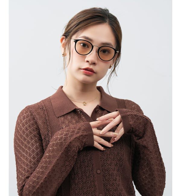  「ボストン型 サングラス | カラーレンズ コンビネーションフレーム 紫外線対策 UVカット TREND SUNGLASSES」|サングラス|
