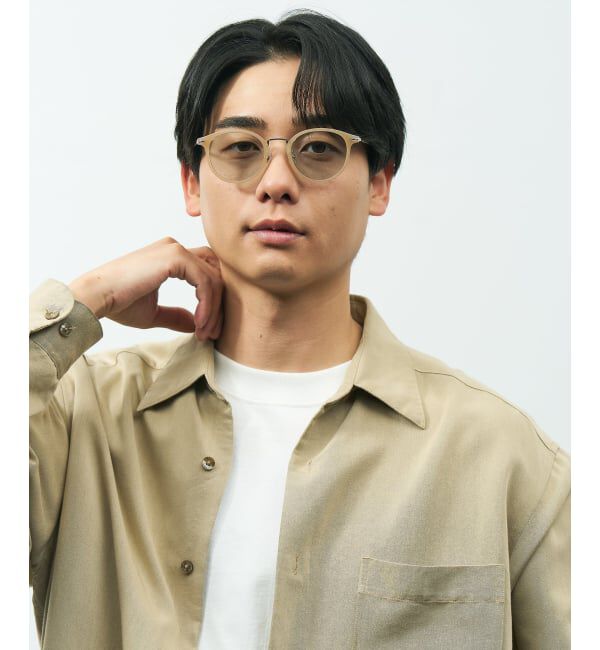  「ボストン型 サングラス | カラーレンズ コンビネーションフレーム 紫外線対策 UVカット TREND SUNGLASSES」|サングラス|
