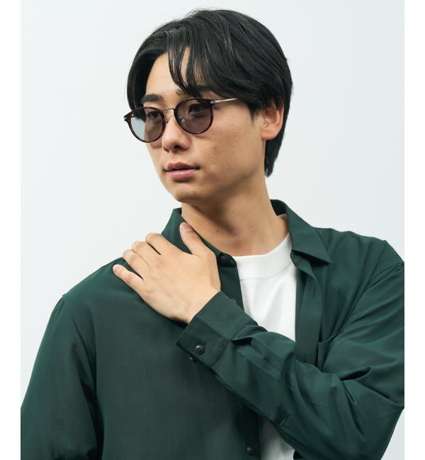  「ボストン型 サングラス | カラーレンズ コンビネーションフレーム 紫外線対策 UVカット TREND SUNGLASSES」|サングラス|