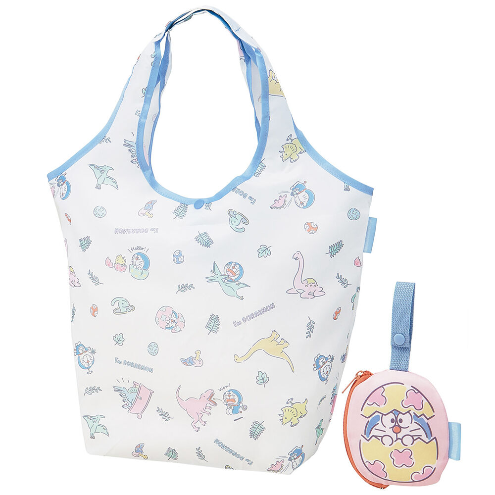 BACKYARD FAMILY「エコバッグ 折りたたみ キャラクター 通販 コンパクト おしゃれ かわいい ダイカットポーチ付き」|エコバッグ|ホワイト2