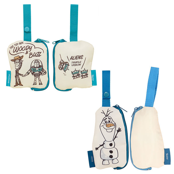 BACKYARD FAMILY「エコバッグ 折りたたみ キャラクター 通販 コンパクト おしゃれ かわいい ダイカットポーチ付き」|エコバッグ|