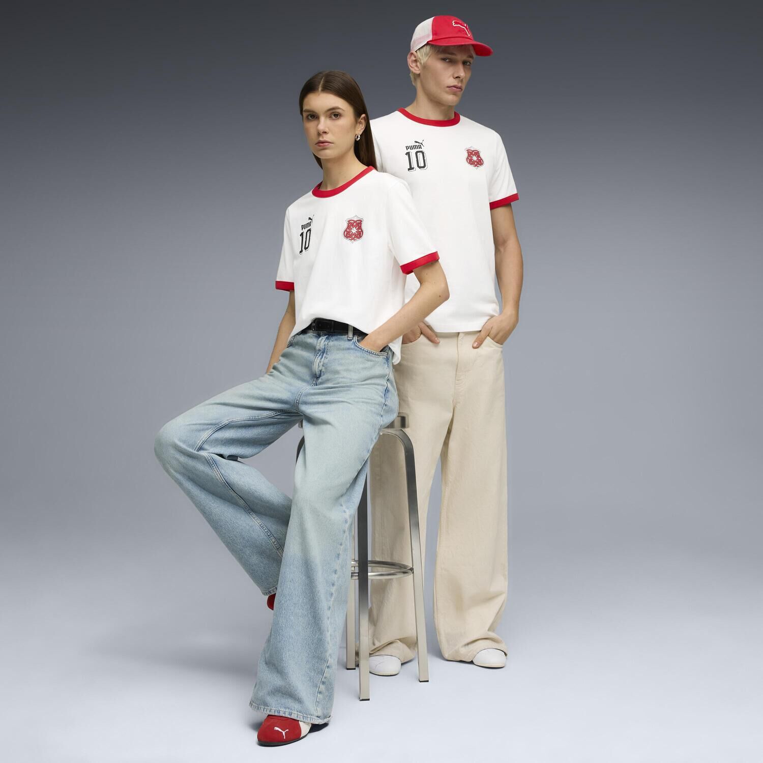 PUMA「【PUMA ｳｪｱ】M F.P.ARCHIVE RINGER TEE」|Tシャツ・カットソー|