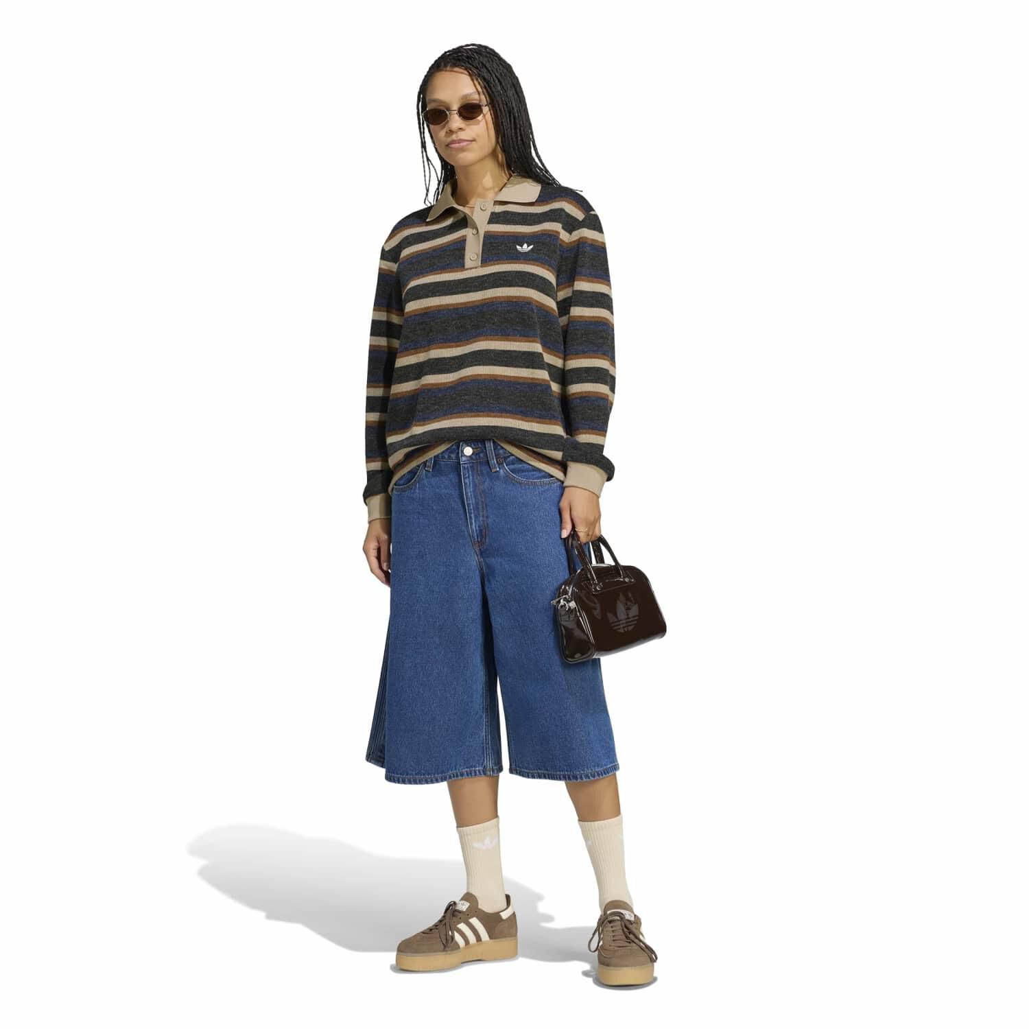 adidas「【ADIDAS ｳｪｱ】W STRIPE KNITTED POLO(ARCH2)」|Tシャツ・カットソー|