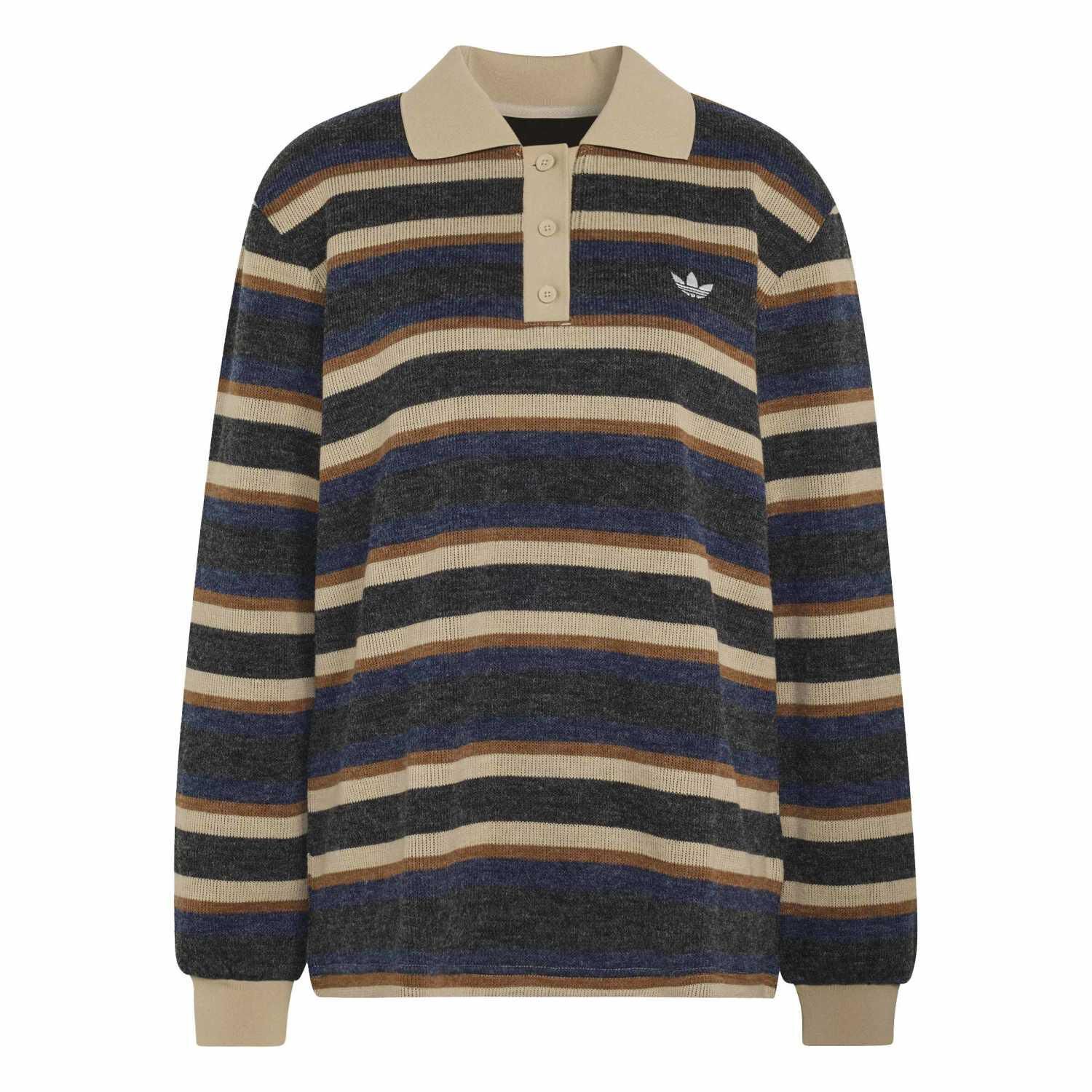 adidas「【ADIDAS ｳｪｱ】W STRIPE KNITTED POLO(ARCH2)」|Tシャツ・カットソー|
