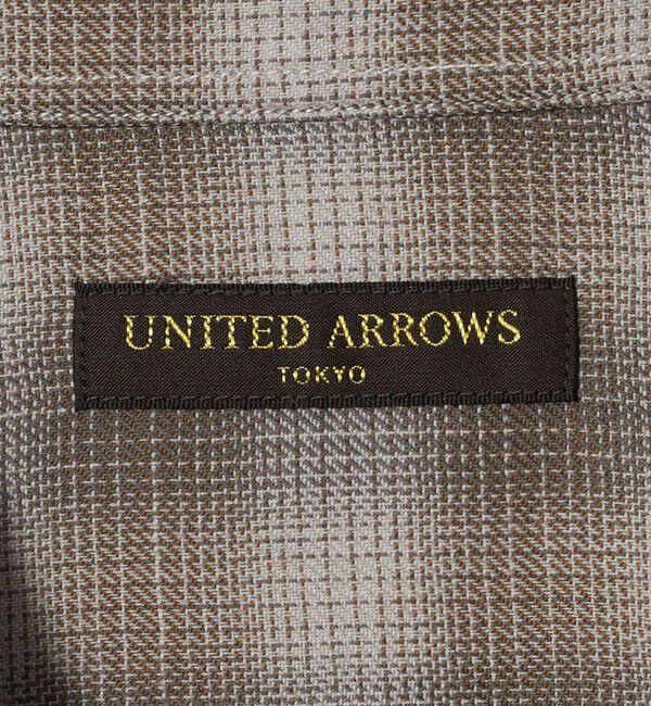 UNITED ARROWS「オンブレチェック シャツジャケット」|シャツ・ブラウス|