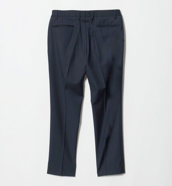 UNITED ARROWS「サイドシャーリング 1プリーツ スリムテーパード スラックス ヨコストレッチ」|スラックス|