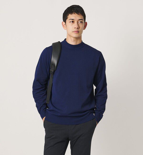 UNITED ARROWS「モックネック ニット UA COZY ウォッシャブル」|ニット・セーター|
