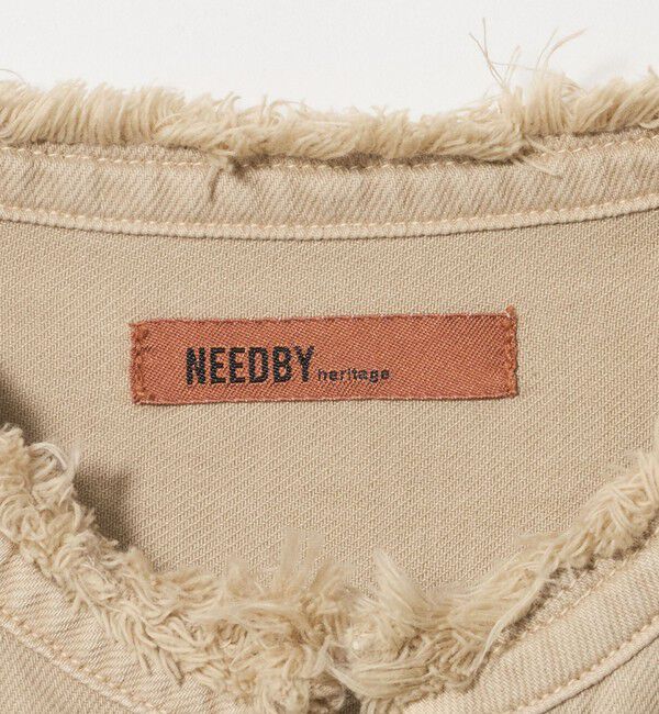 BEAUTY&YOUTH UNITED ARROWS「【別注】＜NEEDBY heritage＞デニム ジャケット/ベージュ」|デニムジャケット|