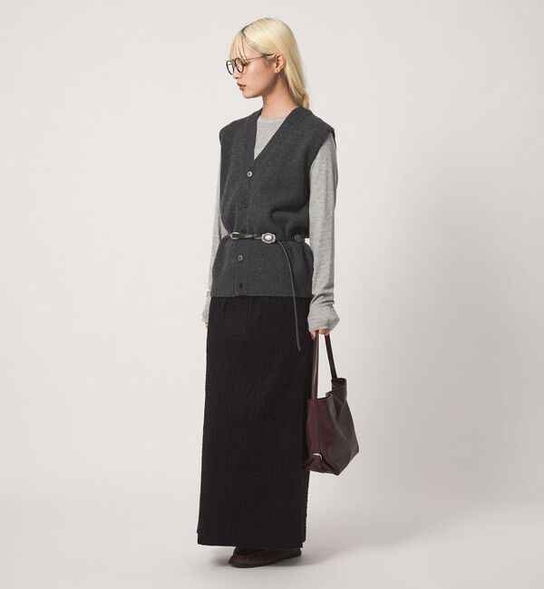BEAUTY&YOUTH UNITED ARROWS「ウールカシミヤブレンド アクア ニットベスト」|ベスト・ジレ|DK.GRAY