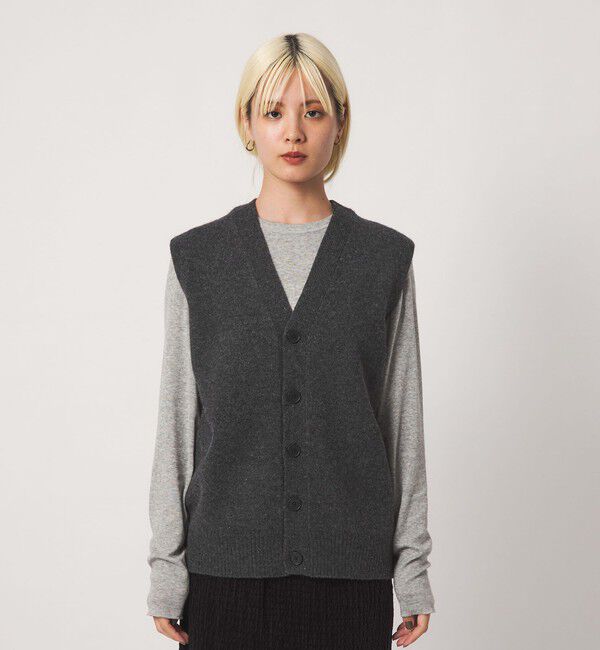 BEAUTY&YOUTH UNITED ARROWS「ウールカシミヤブレンド アクア ニットベスト」|ベスト・ジレ|