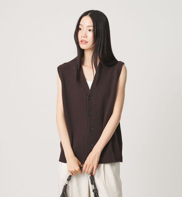 BEAUTY&YOUTH UNITED ARROWS「ウールカシミヤブレンド アクア ニットベスト」|ベスト・ジレ|