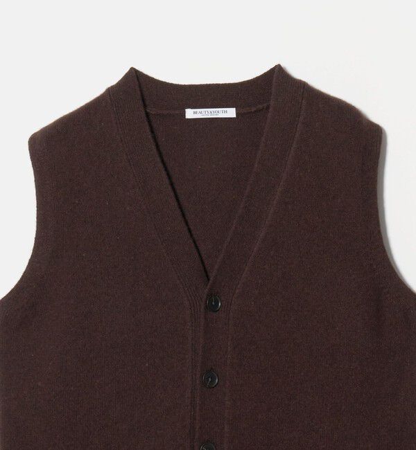 BEAUTY&YOUTH UNITED ARROWS「ウールカシミヤブレンド アクア ニットベスト」|ベスト・ジレ|