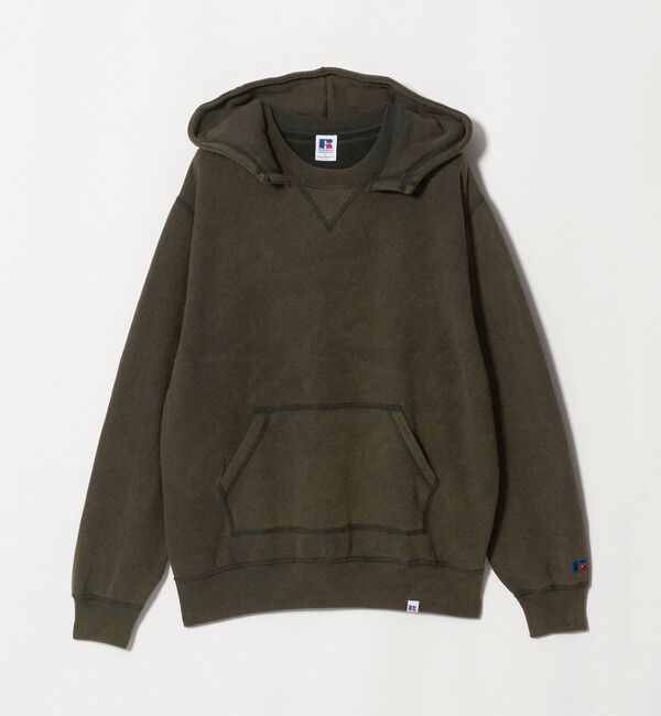 BEAUTY&YOUTH UNITED ARROWS「＜RUSSELL ATHLETIC &times; BEAUTY&YOUTH＞フェード アフターフード パーカー」|Tシャツ・カットソー|BLACK