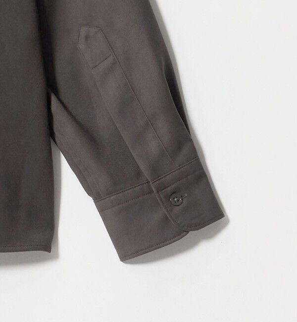 BEAUTY&YOUTH UNITED ARROWS「スエードタッチ レギュラー スクエア シャツ FORM型」|シャツ・ブラウス|