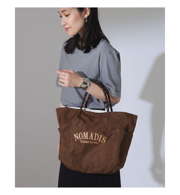 BEAMS SELECTION for WOMEN「NOMADIS / SAC2 WIDE ロゴ トートバッグ」|トートバッグ|