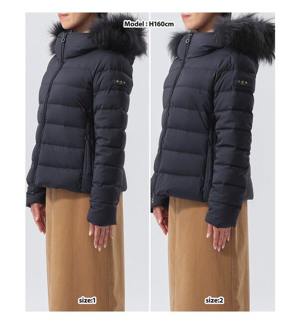 BEAMS SELECTION for WOMEN「【別注】TATRAS / KOSAVA セイル ファー ダウンジャケット」|ブルゾン・スタジャン|