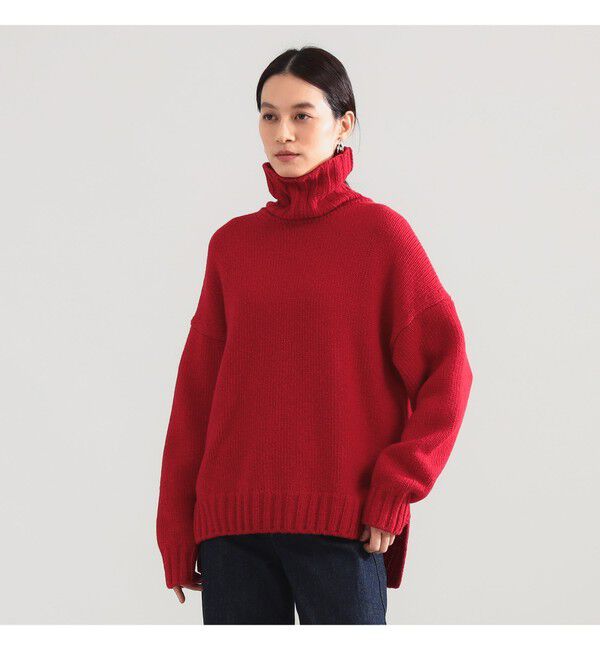 BEAMS SELECTION for WOMEN「SLOANE / 3ゲージ ジーロンラム タートルネック ニット」|ニット・セーター|
