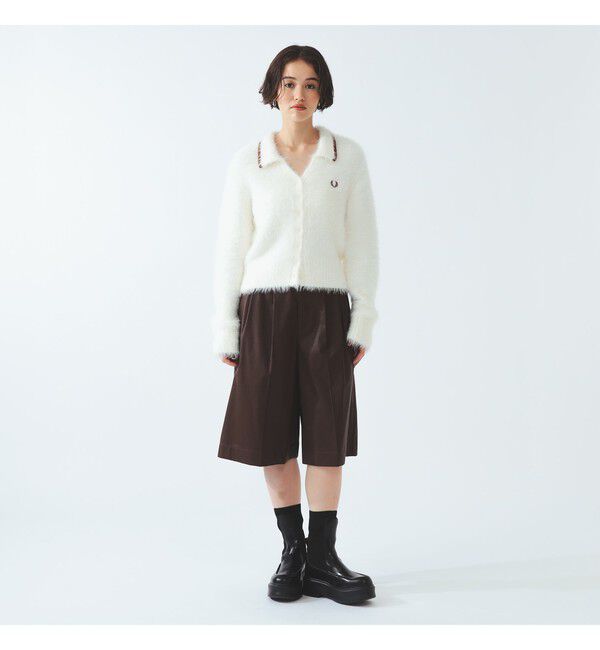 Ray BEAMS 「【別注】FRED PERRY / フラッフィー ニット カーディガン」|カーディガン|
