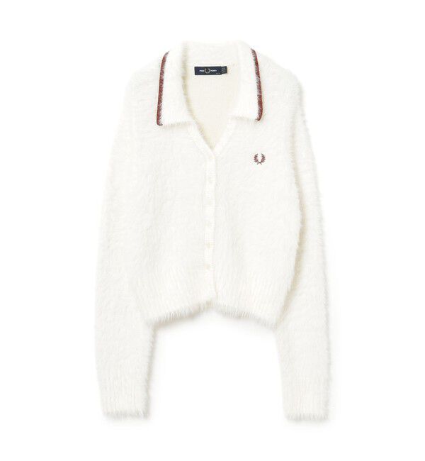 Ray BEAMS 「【別注】FRED PERRY / フラッフィー ニット カーディガン」|カーディガン|