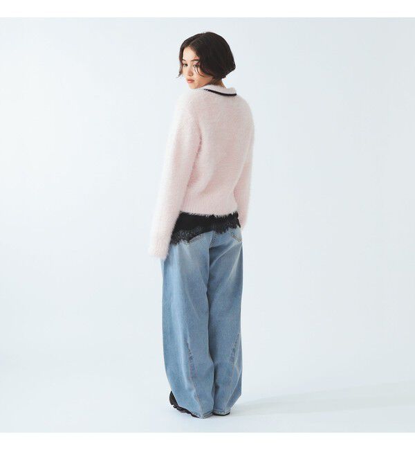 Ray BEAMS 「【別注】FRED PERRY / フラッフィー ニット カーディガン」|カーディガン|