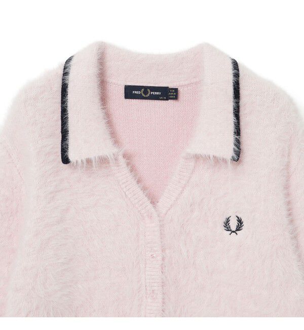 Ray BEAMS 「【別注】FRED PERRY / フラッフィー ニット カーディガン」|カーディガン|