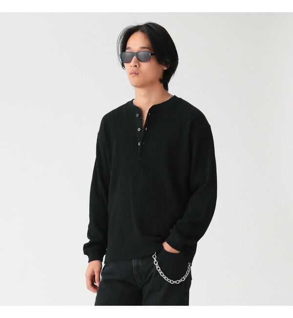 BEAMS「ヘンリーネック Tシャツ」|Tシャツ・カットソー|