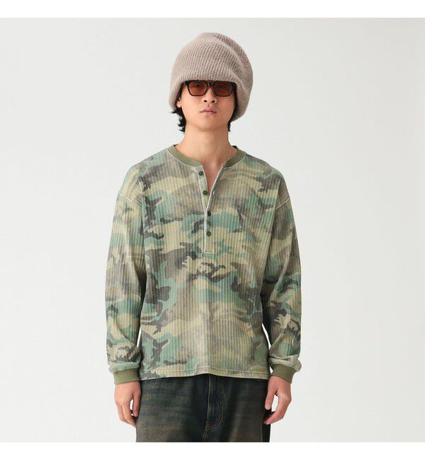 BEAMS「ヘンリーネック Tシャツ」|Tシャツ・カットソー|CAMO