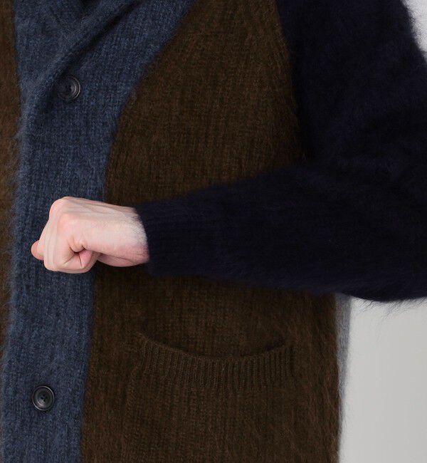 TOMORROWLAND MENS「【WEB先行予約】TOMORROWLAND tricot ウールファー ショールカラーカーディガン」|ニット・セーター|