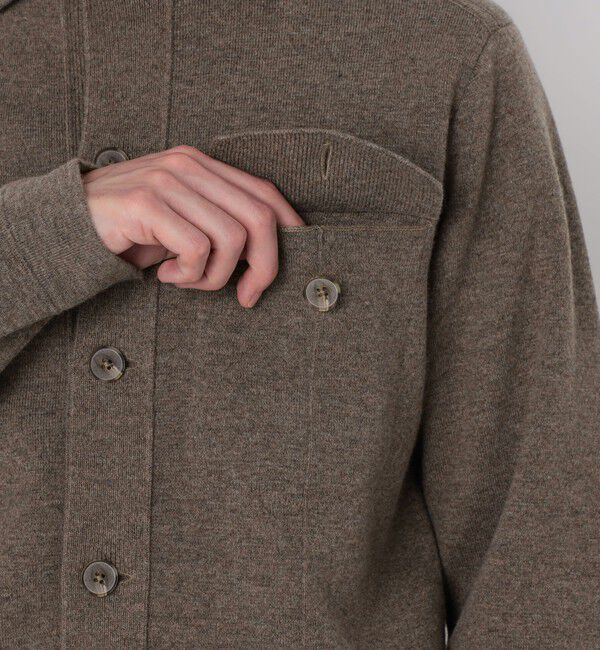 TOMORROWLAND MENS「【WEB先行予約】TOMORROWLAND tricot ウールカシミヤ ミラノリブ ニットブルゾン」|ニット・セーター|