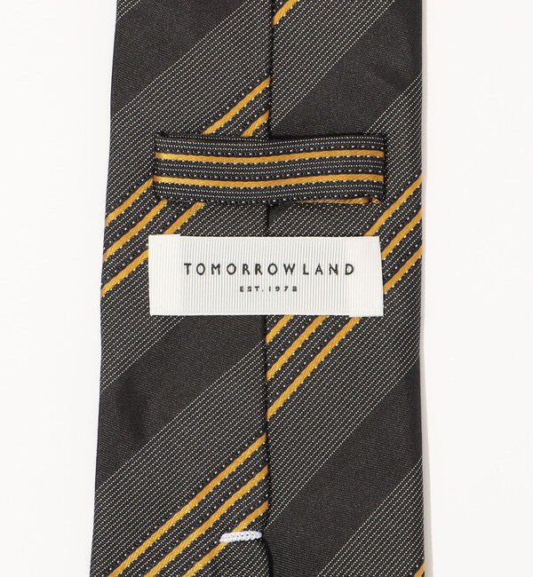 TOMORROWLAND GOODS「TOMORROWLAND シルク マルチレジメンタルストライプネクタイ」|ネクタイ・蝶ネクタイ|