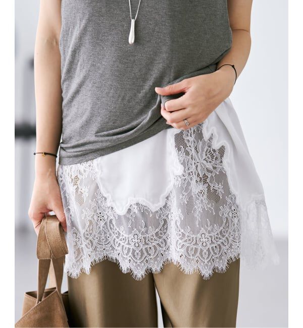 Plage「Lace 2way スカート」|スカート|