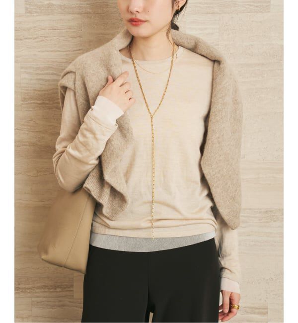 Plage「《追加》CU WO Fine Knit New プルオーバー」|ニット・セーター|