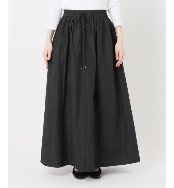 IENA「《一部カラー店舗限定》シャンブレータフタギャザースカート」|スカート|