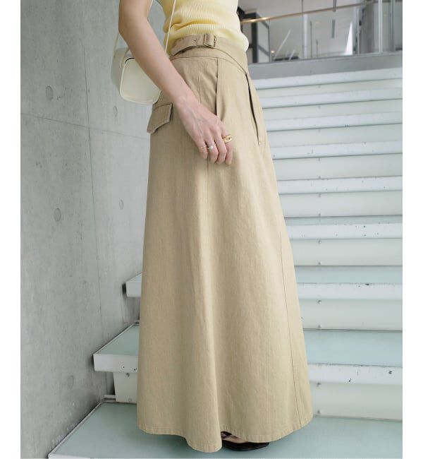 IENA「《一部店舗限定》Maison IENA デニムグルカスカート」|スカート|