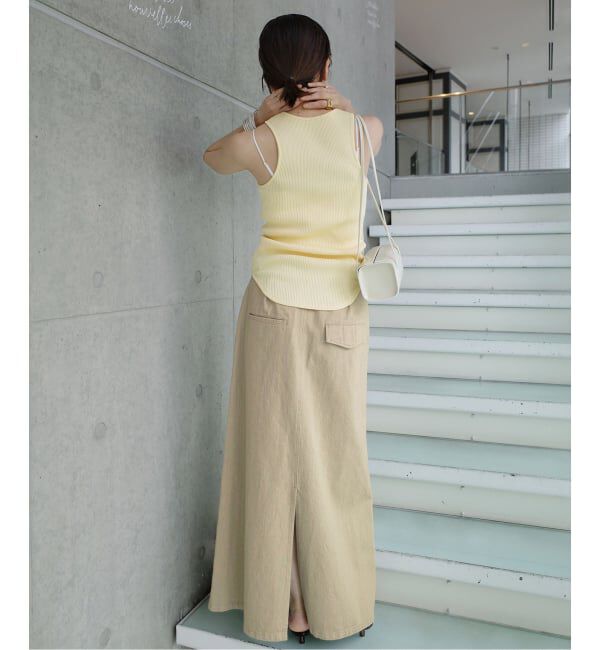 IENA「《一部店舗限定》Maison IENA デニムグルカスカート」|スカート|