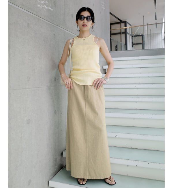 IENA「《一部店舗限定》Maison IENA デニムグルカスカート」|スカート|