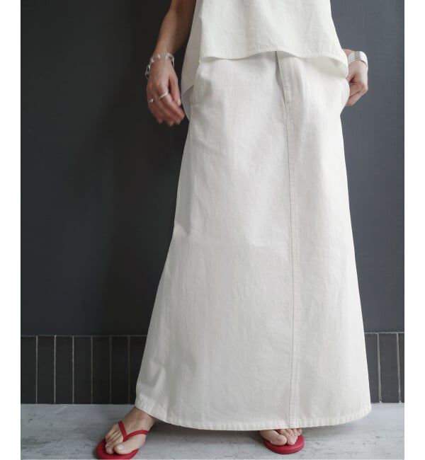 IENA「《一部店舗限定》Maison IENA デニムグルカスカート」|スカート|