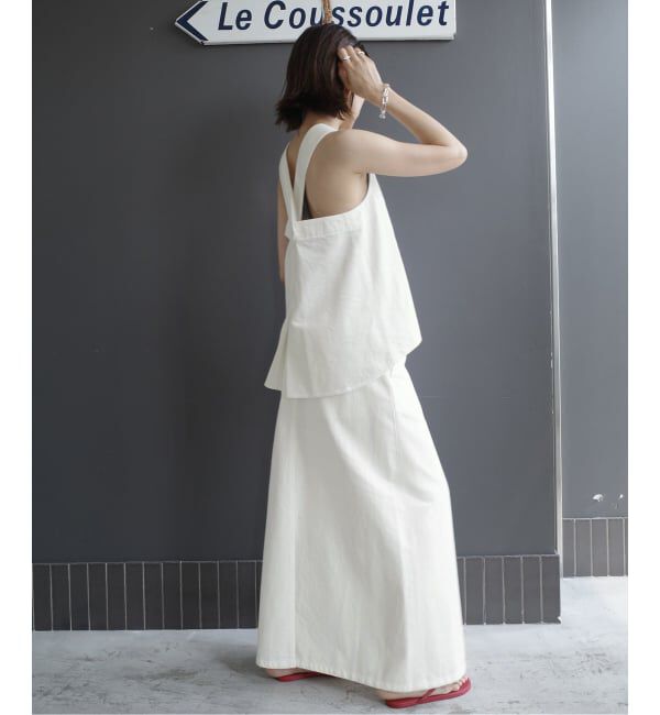 IENA「《一部店舗限定》Maison IENA デニムグルカスカート」|スカート|