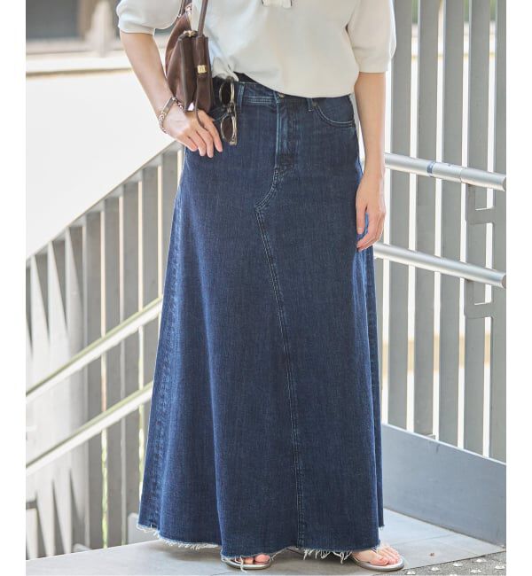 IENA「YANUK/ヤヌーク 別注 Flare Long Skirt スカート」|スカート|
