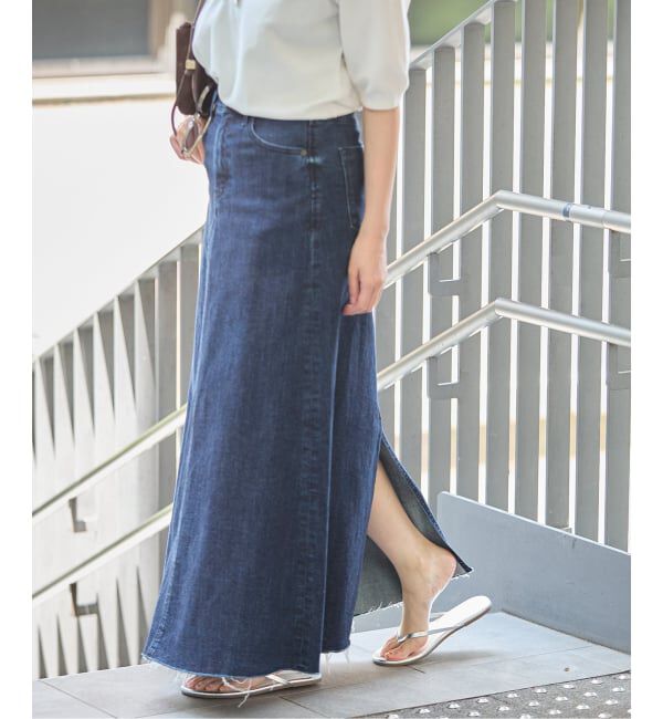IENA「YANUK/ヤヌーク 別注 Flare Long Skirt スカート」|スカート|