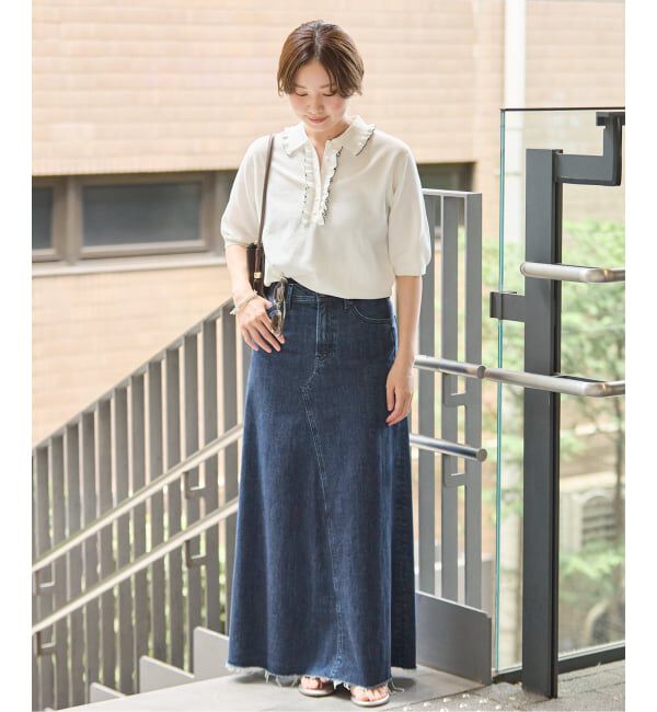 IENA「YANUK/ヤヌーク 別注 Flare Long Skirt スカート」|スカート|