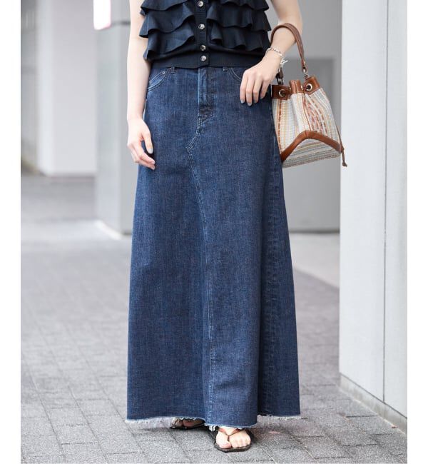 IENA「YANUK/ヤヌーク 別注 Flare Long Skirt スカート」|スカート|