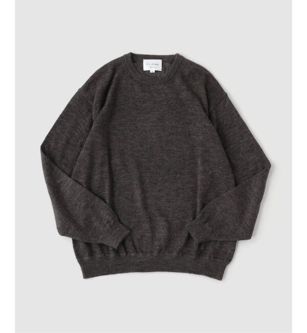 417 EDIFICE「STILL BY HAND / スティルバイハンド Wool mohair pullover」|ニット・セーター|ブラウン