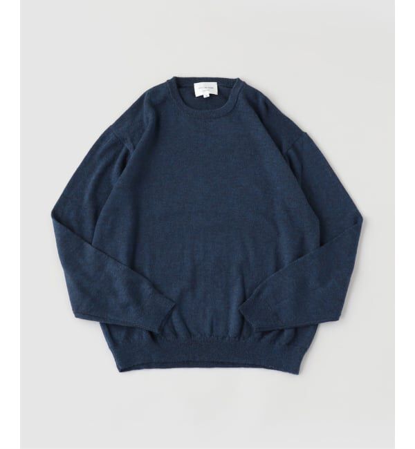 417 EDIFICE「STILL BY HAND / スティルバイハンド Wool mohair pullover」|ニット・セーター|ブルー A