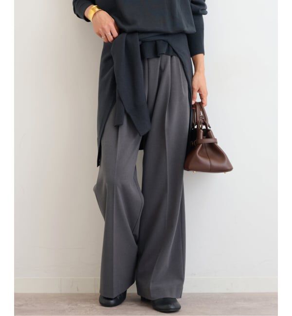 JOURNAL STANDARD relume「《WEB限定追加》スムースフレアタックパンツ」|スラックス|