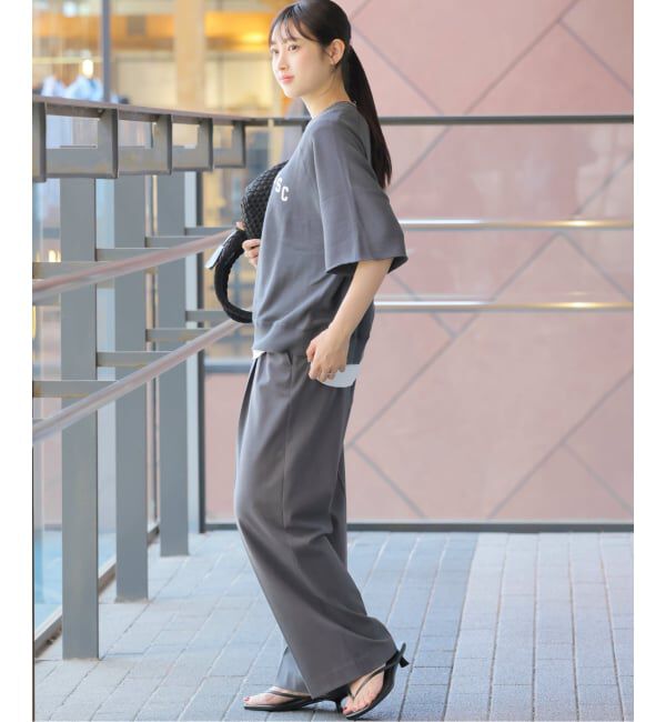 JOURNAL STANDARD relume「《WEB限定追加》スムースフレアタックパンツ」|スラックス|