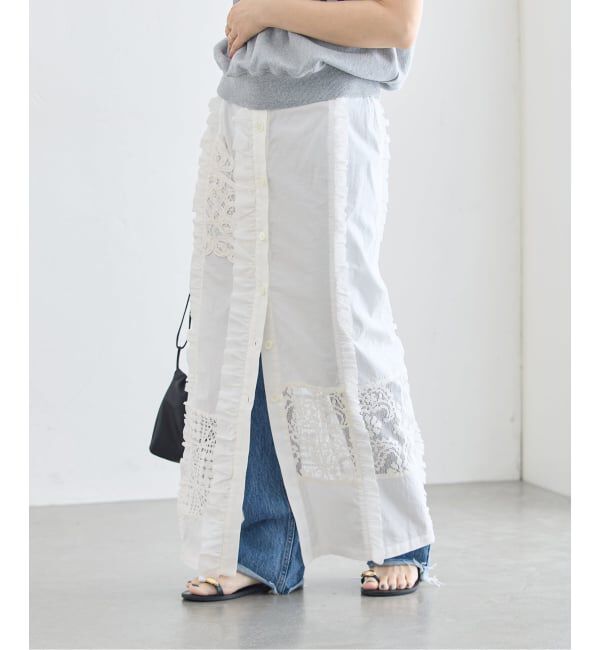 journal standard L'essage「レースパッチワークスカート」|スカート|