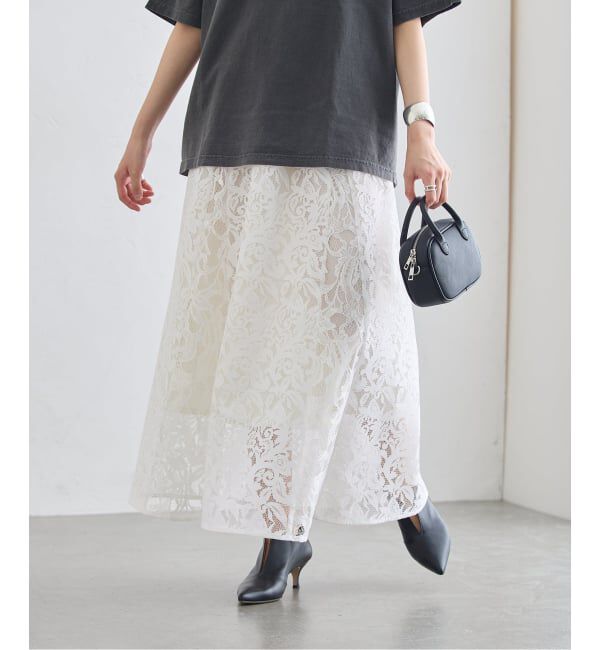 journal standard L'essage「レースフレアスカート」|スカート|